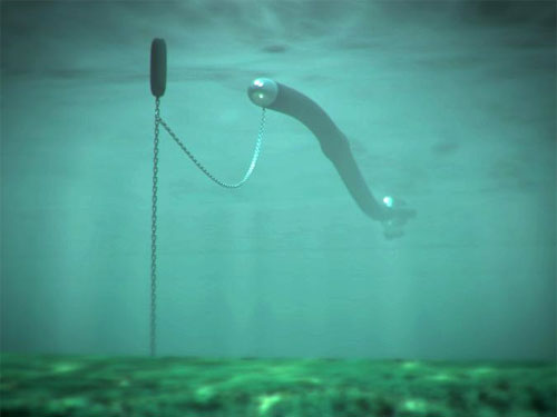 七大新型海洋能發電設計：巨蟒海浪發電機(圖)